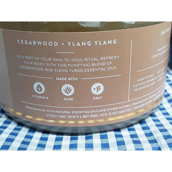 BBW Refresh Your Body Cedarwood + Ylang Ylang Aromatherapy Body Scrub & Cream - Picture 3 of 4